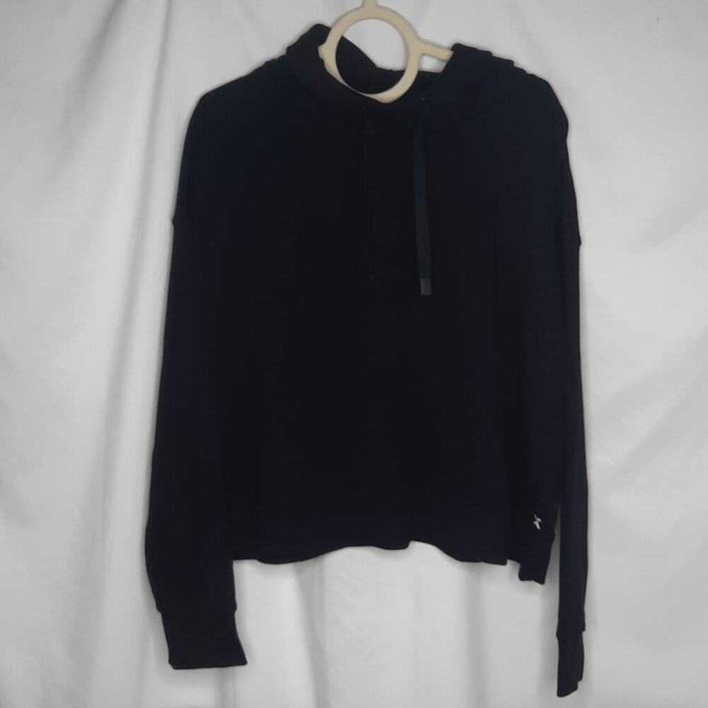 Xersion Women's Cropped Length Hoodie Black XXL